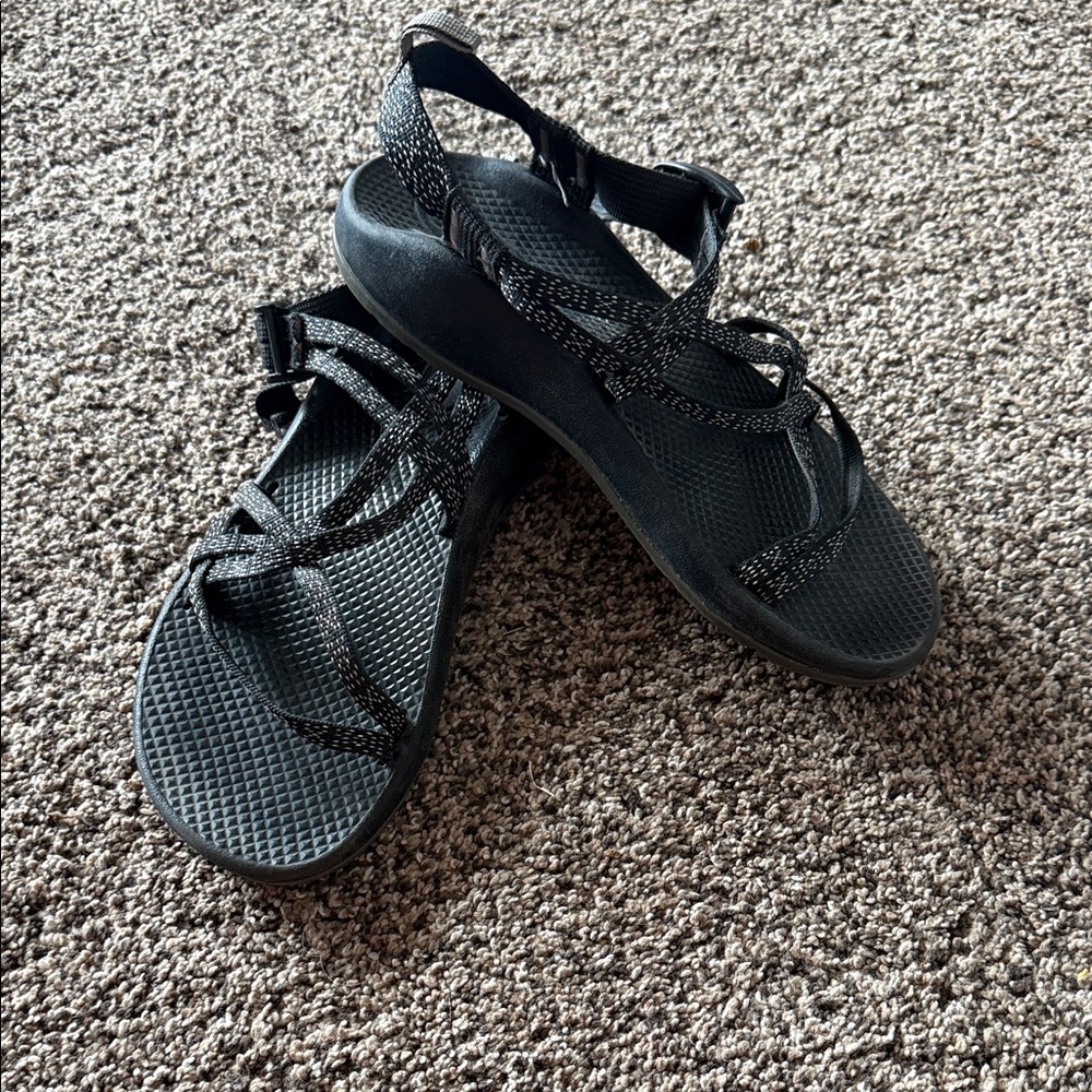 Chaco Black Strappy Sandals for Women